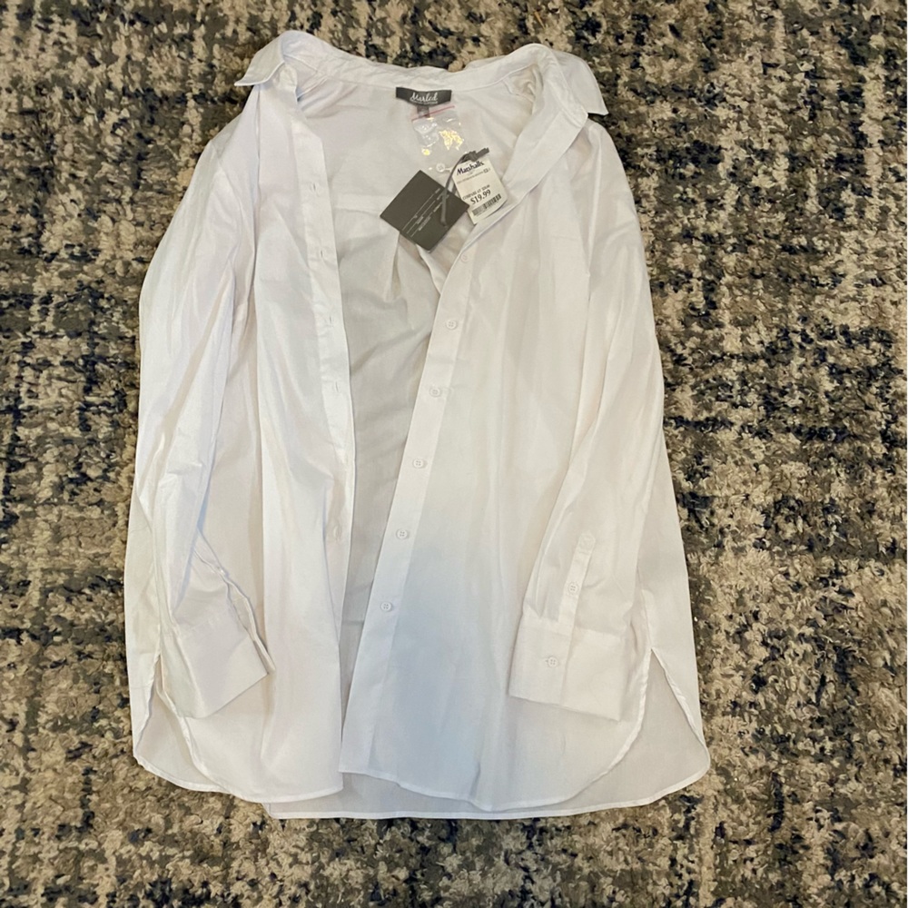 white button up